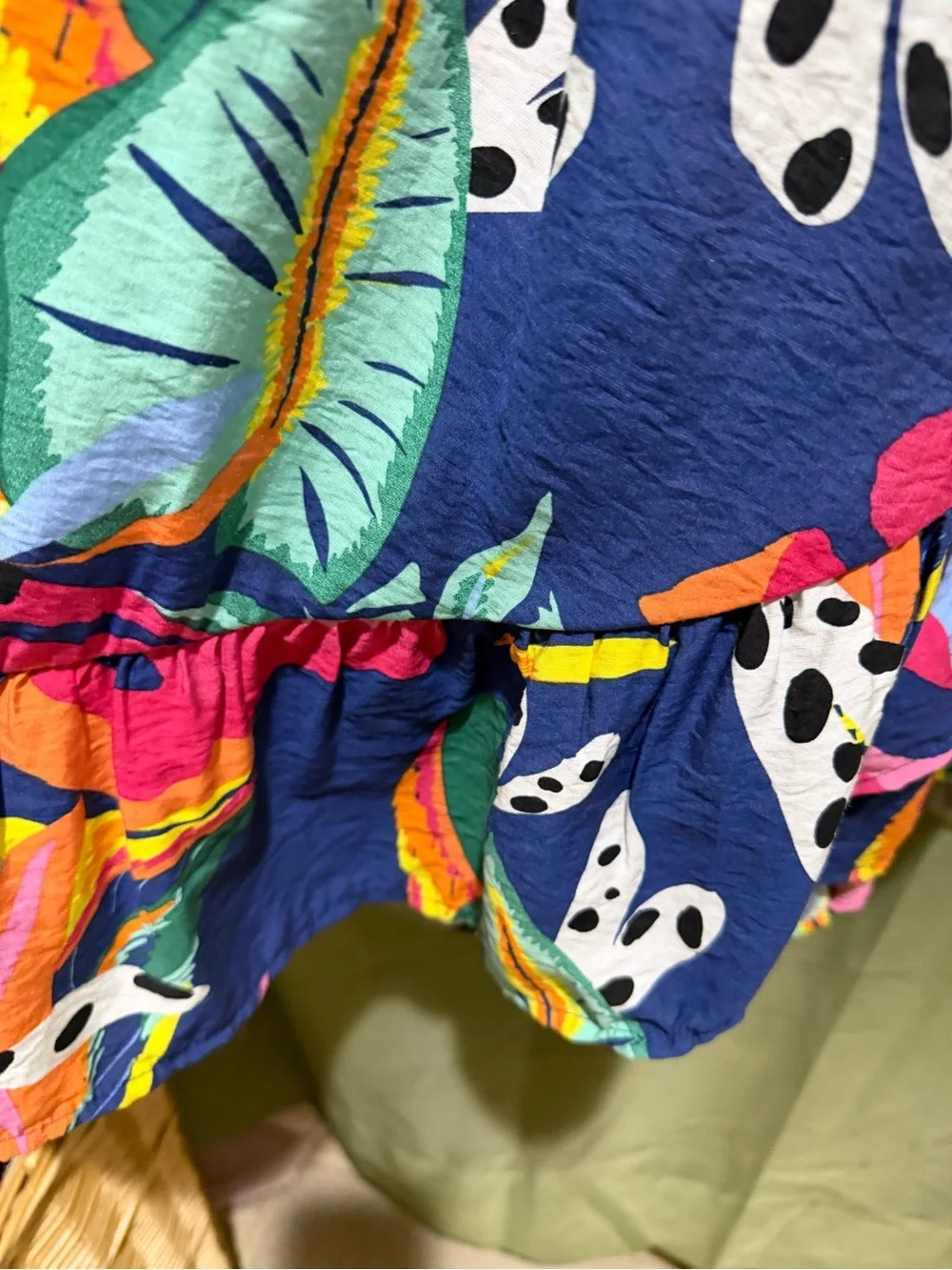 Michelle McDowell Tropical Floral Wrap Dress - Picture 3 of 6